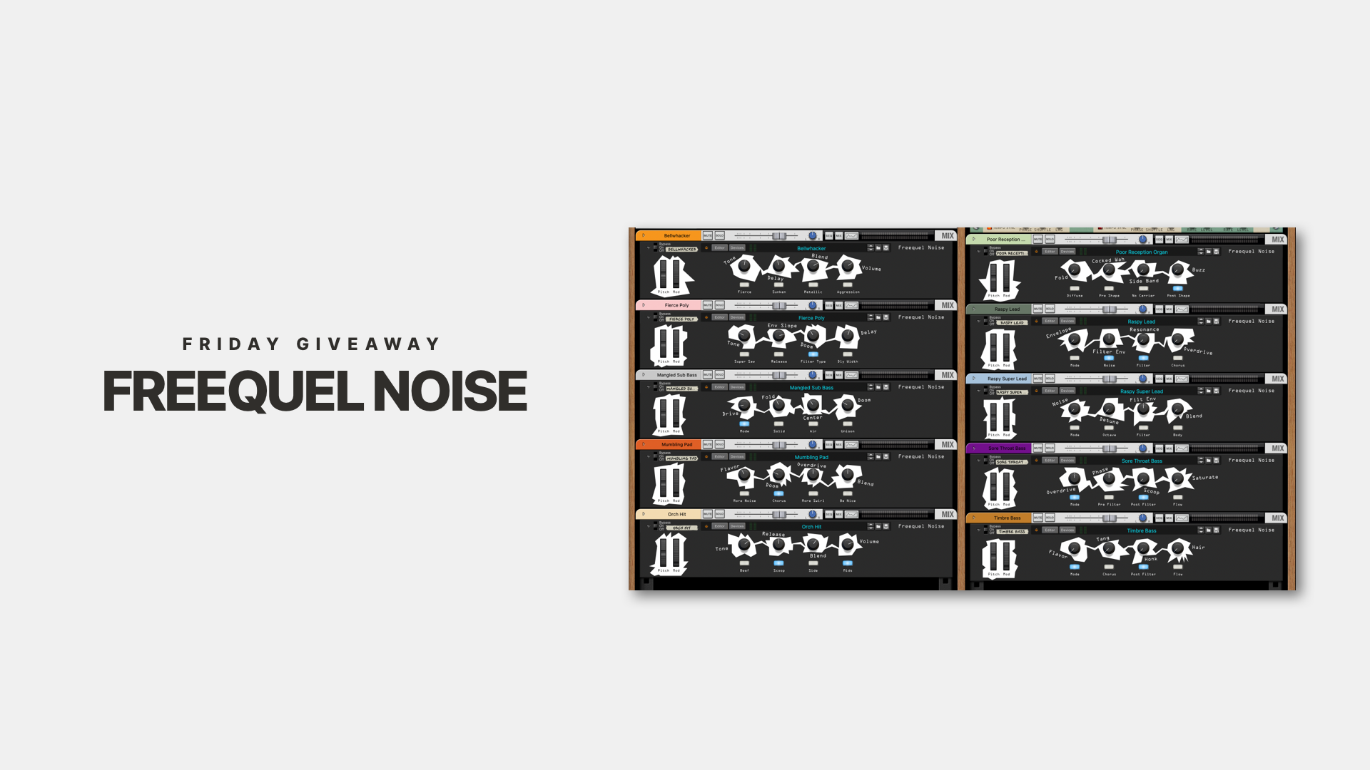 Friday Giveaway – Freequel Noise