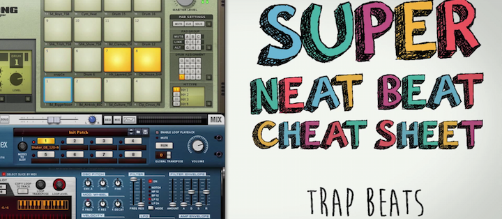 Trap Drum Basics: Super Neat Beat Cheat Sheet